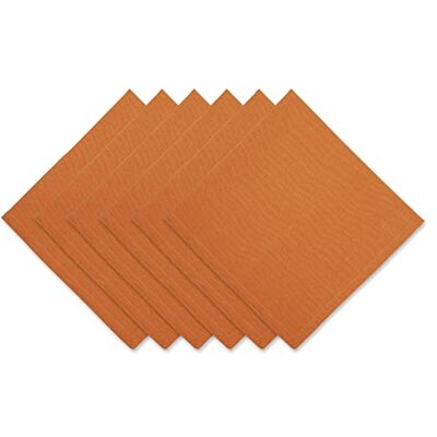 DII Massief Servet Set Collectie, 20x20, Pompoen Spice, 6-delig DII Massief Servet Set Collectie, 20x20, Pompoen Spice, 6-delig