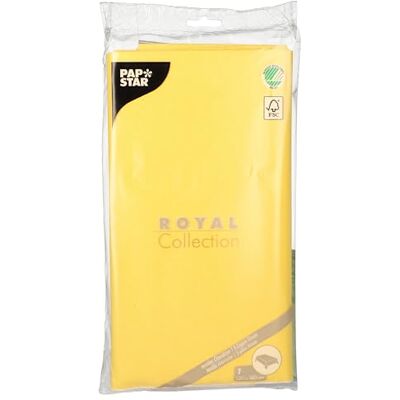 PAPSTAR Tafelkleed, Tissue Royal Collection 120 cm x 180 cm geel PAPSTAR Tafelkleed, Tissue Royal Collection 120 cm x 180 cm geel