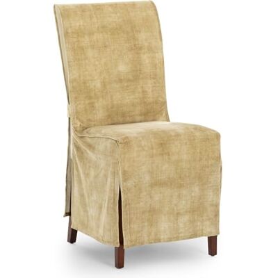 ECOMMERC3 Kussensloop van niet-elastisch fluweel, mosterdkleurig, zacht, vuilafstotend, met sierstrikken ECOMMERC3 Kussensloop van niet-elastisch fluweel, mosterdkleurig, zacht, vuilafstotend, met sierstrikken
