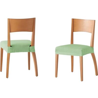 ECOMMERC3 Set van 6 antislip stoelhoezen, gevoerde en verstelbare stoelhoezen, 100% gemaakt in Spanje, elastisch en zeer zacht ECOMMERC3 Set van 6 antislip stoelhoezen, gevoerde en verstelbare stoelhoezen, 100% gemaakt in Spanje, elastisch en zeer zacht