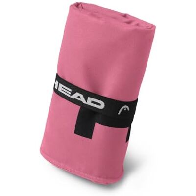 HEAD Active Microvezel handdoek met elastiek, licht, sneldrogend, geschikt voor multifunctionele doek, absorberend, ruimtebesparend, reizen, 70 x 140 cm, hoge zichtbaarheid, roze HEAD Active Microvezel handdoek met elastiek, licht, sneldrogend, geschikt voor multifunctionele doek, absorberend, ruimtebesparend, reizen, 70 x 140 cm, hoge zichtbaarheid, roze