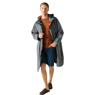 Regatta Waterdichte aankleedjas voor heren en dames, oversized, fleece gevoerd, winddicht Regatta Waterdichte aankleedjas voor heren en dames, oversized, fleece gevoerd, winddicht