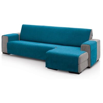ECOMMERC3 Chaise longue-bankhoes voor hoekdeel rechts, rugleuning: 280 cm, bekleding chaise longue, blauw, zacht, 100% Made in Spain ECOMMERC3 Chaise longue-bankhoes voor hoekdeel rechts, rugleuning: 280 cm, bekleding chaise longue, blauw, zacht, 100% Made in Spain