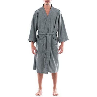 Fruit of the Loom Waffle Kimono Robe heren Badjas Fruit of the Loom Waffle Kimono Robe heren Badjas