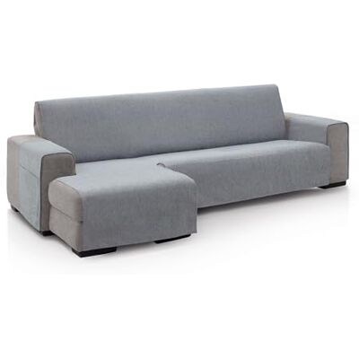 ECOMMERC3 Chaise longue-bankovertrek voor linkse armleuningen, rugleuningsgrootte: 280 cm, lichtgrijs, zacht, 100% Made in Spain ECOMMERC3 Chaise longue-bankovertrek voor linkse armleuningen, rugleuningsgrootte: 280 cm, lichtgrijs, zacht, 100% Made in Spain