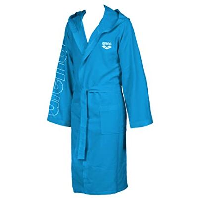 ARENA Zeal Plus Junior Badjas, microvezel badjas voor jongens en meisjes, microvezel badjas met capuchon en zakken, uniseks sneldrogende badjas, comfortabel en licht ARENA Zeal Plus Junior Badjas, microvezel badjas voor jongens en meisjes, microvezel badjas met capuchon en zakken, uniseks sneldrogende badjas, comfortabel en licht