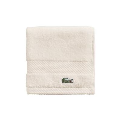 Lacoste Heritage Supima katoenen wasdoek, krijt, 33 x 33 cm Lacoste Heritage Supima katoenen wasdoek, krijt, 33 x 33 cm