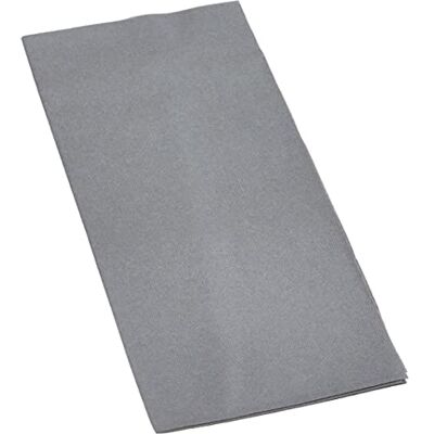 Alvotex CHIC Airlaid 50 servetten, 1/8 vouwen op stof, hoogwaardige wegwerpservet, 39x40cm, grijs Alvotex CHIC Airlaid 50 servetten, 1/8 vouwen op stof, hoogwaardige wegwerpservet, 39x40cm, grijs