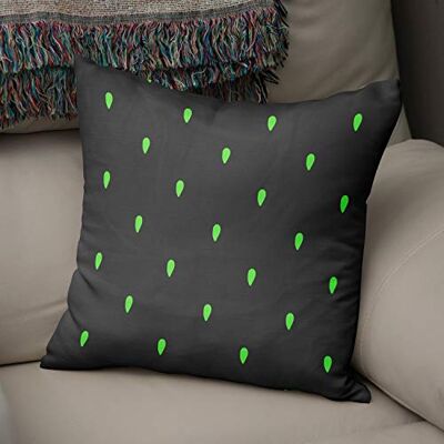 Bonamaison Decoratieve kussenhoes Neon groen & Fume, gooien kussenhoezen, home decoratieve kussenslopen voor woonkamer, bank, slaapkamer, maat: 43x43 cm ontworpen en vervaardigd in Turkije Bonamaison Decoratieve kussenhoes Neon groen & Fume, gooien kussenhoezen, home decoratieve kussenslopen voor woonkamer, bank, slaapkamer, maat: 43x43 cm ontworpen en vervaardigd in Turkije