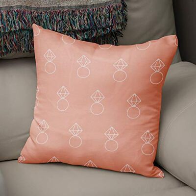 Bonamaison Decoratieve kussenhoes willekeurig patroon, gooien kussenhoezen, home decoratieve kussenslopen voor woonkamer, bank, slaapkamer, grootte: 43x43 cm ontworpen en vervaardigd in Turkije Bonamaison Decoratieve kussenhoes willekeurig patroon, gooien kussenhoezen, home decoratieve kussenslopen voor woonkamer, bank, slaapkamer, grootte: 43x43 cm ontworpen en vervaardigd in Turkije