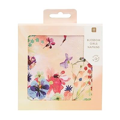Talking Tables - Blossom Girls - Cocktail - Verpakking 20 - Servetten Talking Tables - Blossom Girls - Cocktail - Verpakking 20 - Servetten