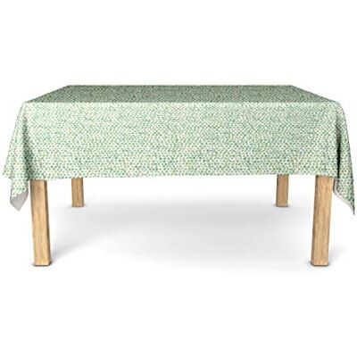 Nydel Tafelkleed met parelcoating, acryl, groen, vierkant, 160 x 160 cm Nydel Tafelkleed met parelcoating, acryl, groen, vierkant, 160 x 160 cm