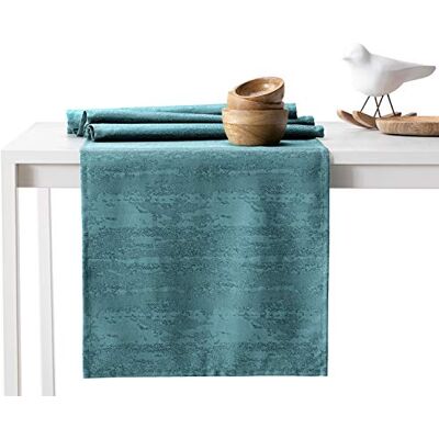 AmeliaHome - pressato 20x80 cm - moderne marine tafelkleed AmeliaHome - pressato 20x80 cm - moderne marine tafelkleed