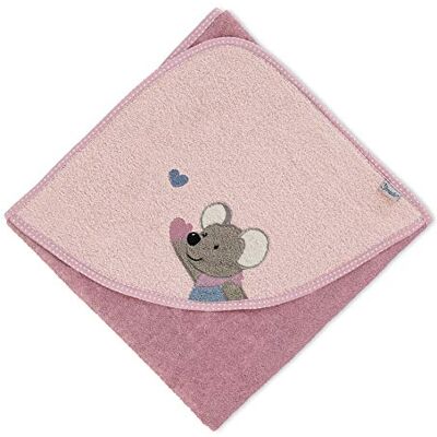 Sterntaler Badhanddoek met capuchon muis Mabel, leeftijd: vanaf 0 maanden, 80 x 80 cm, roze Sterntaler Badhanddoek met capuchon muis Mabel, leeftijd: vanaf 0 maanden, 80 x 80 cm, roze