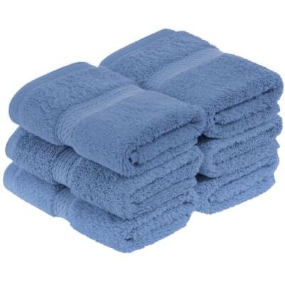 Superior Massieve Egyptische katoenen handdoekenset, 50 x 76 cm, denimblauw, 4-delig Superior Massieve Egyptische katoenen handdoekenset, 50 x 76 cm, denimblauw, 4-delig