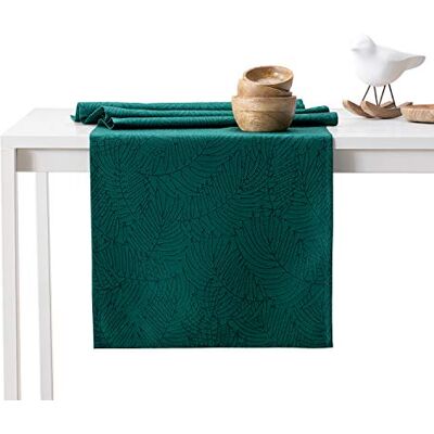 AmeliaHome GAIA Flesgroen Tafelkleedloop - Tafelkleed AmeliaHome GAIA Flesgroen Tafelkleedloop - Tafelkleed