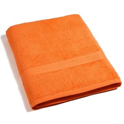 Caleffi Minorca badhanddoek, katoen, oranje, standaard Caleffi Minorca badhanddoek, katoen, oranje, standaard