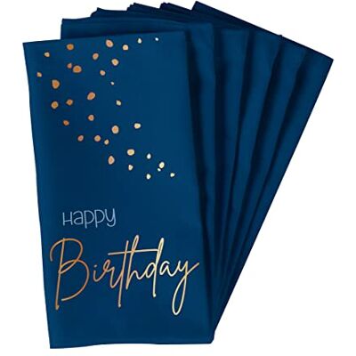 Folat 66002 Servetten Elegant True Blue 33x33cm 10 stuks Folat 66002 Servetten Elegant True Blue 33x33cm 10 stuks