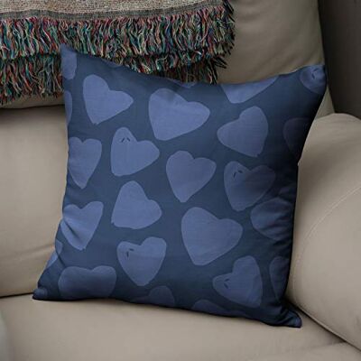 Bonamaison Decoratieve Kussensloop, Blauw Kussenhoezen Bank, Zitkussen, Decoratieve Kussenhoesjes, Kussensloop; Sofa, Slaapkamer, Kantoor, Auto 43x43 Cm Ontworpen en Vervaardigd in Turkije Bonamaison Decoratieve Kussensloop, Blauw Kussenhoezen Bank, Zitkussen, Decoratieve Kussenhoesjes, Kussensloop; Sofa, Slaapkamer, Kantoor, Auto 43x43 Cm Ontworpen en Vervaardigd in Turkije