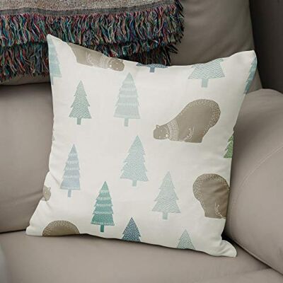 Bonamaison Decoratieve kussenhoes willekeurig patroon, gooien kussenhoezen, home decoratieve kussenslopen voor woonkamer, bank, slaapkamer, grootte: 43x43 cm ontworpen en vervaardigd in Turkije Bonamaison Decoratieve kussenhoes willekeurig patroon, gooien kussenhoezen, home decoratieve kussenslopen voor woonkamer, bank, slaapkamer, grootte: 43x43 cm ontworpen en vervaardigd in Turkije