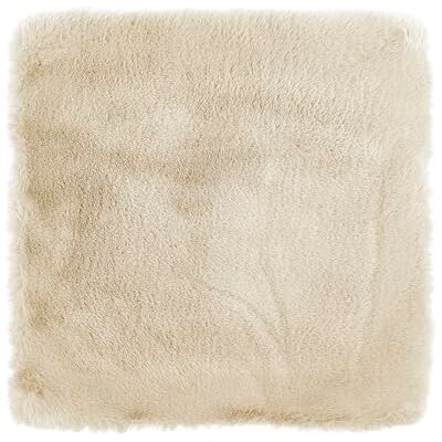 -LUXOR- living Coste Zitkussen van kunstbont, stoelkussen als decoratie, woonkamer of stoelkussen, gezellig zitkussen, stoel, sierkussen, 40 x 40 cm, vierkant, beige, set van 4 -LUXOR- living Coste Zitkussen van kunstbont, stoelkussen als decoratie, woonkamer of stoelkussen, gezellig zitkussen, stoel, sierkussen, 40 x 40 cm, vierkant, beige, set van 4