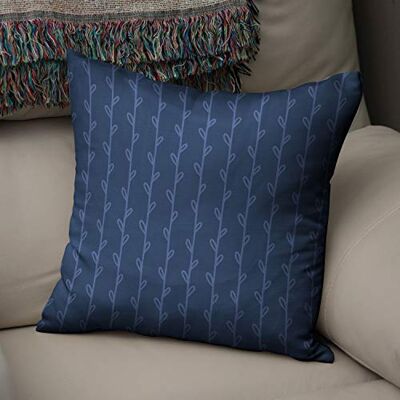 Bonamaison Decoratieve Kussensloop, Blauw Kussenhoezen Bank, Zitkussen, Decoratieve Kussenhoesjes, Kussensloop; Sofa, Slaapkamer, Kantoor, Auto 43x43 Cm Ontworpen en Vervaardigd in Turkije Bonamaison Decoratieve Kussensloop, Blauw Kussenhoezen Bank, Zitkussen, Decoratieve Kussenhoesjes, Kussensloop; Sofa, Slaapkamer, Kantoor, Auto 43x43 Cm Ontworpen en Vervaardigd in Turkije