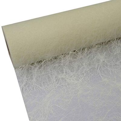 Deko AS GmbH Sizoflor tafelband crème 30 cm rol 25 meter 60 012-R Deko AS GmbH Sizoflor tafelband crème 30 cm rol 25 meter 60 012-R