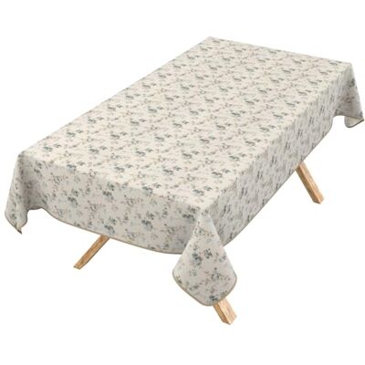 ANRO Afwasbaar tafelzeil, lotuseffect, onderhoudsvriendelijk, van katoen, polyester, vuilafstotend, voor buiten, tuintafelkleed, rozen Alisa, 100 x 140 cm, met biesband ANRO Afwasbaar tafelzeil, lotuseffect, onderhoudsvriendelijk, van katoen, polyester, vuilafstotend, voor buiten, tuintafelkleed, rozen Alisa, 100 x 140 cm, met biesband