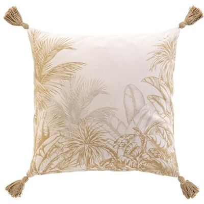 Douceur d'Intérieur , Afneembaar kussen (45 x 45 cm) duin, katoen/polyester bedrukt Douceur d'Intérieur , Afneembaar kussen (45 x 45 cm) duin, katoen/polyester bedrukt