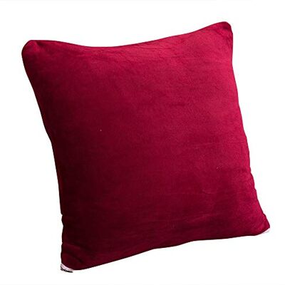 OKYUK Fluweel Plush Stretch Pillow Kussenhoes Red Color OKYUK Fluweel Plush Stretch Pillow Kussenhoes Red Color