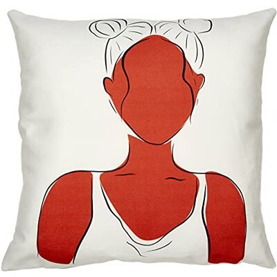 Bonamaison Sierkussenhoes, katoen, veelkleurig, 43 x 43 cm Bonamaison Sierkussenhoes, katoen, veelkleurig, 43 x 43 cm