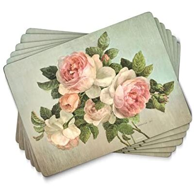 Pimpernel Antieke Rozen Placemats, Set van 6 Pimpernel Antieke Rozen Placemats, Set van 6
