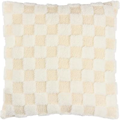 furn. Heya Home Check It Boucle Fleece Kussenhoes furn. Heya Home Check It Boucle Fleece Kussenhoes