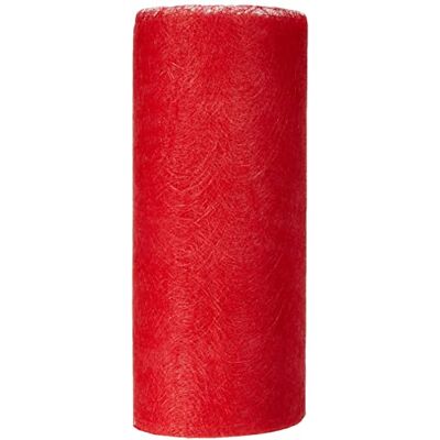 Deko AS GmbH Sizoflor tafelband rood 20 cm rol 25 meter 60 009-R 200 Deko AS GmbH Sizoflor tafelband rood 20 cm rol 25 meter 60 009-R 200