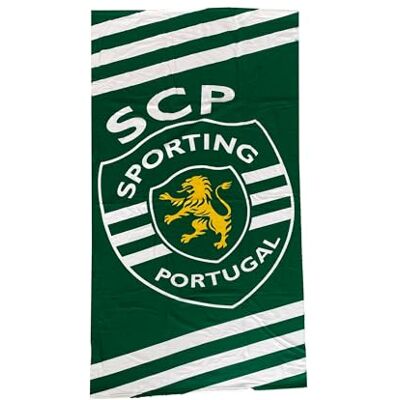 Sporting CP Groene 180x90cm Handdoek Sporting CP Groene 180x90cm Handdoek