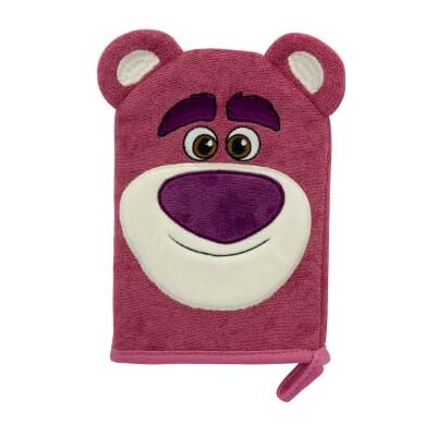 Disney Pixar Toy Story Lotso badhandschoen roze zacht en pluizig badaccessoires Disney Pixar Toy Story Lotso badhandschoen roze zacht en pluizig badaccessoires