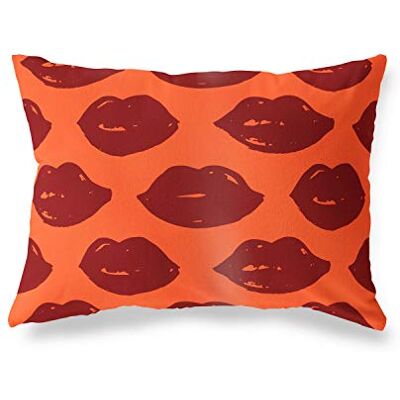 Bonamaison Oranje-Bordeaux Decoratieve Kussensloop, Kussenhoezen Bank, Decoratieve Kussenhoesjes, Kussensloop; Sofa, Slaapkamer, Kantoor, Auto 35x50 Cm Ontworpen en vervaardigd in Turkije Bonamaison Oranje-Bordeaux Decoratieve Kussensloop, Kussenhoezen Bank, Decoratieve Kussenhoesjes, Kussensloop; Sofa, Slaapkamer, Kantoor, Auto 35x50 Cm Ontworpen en vervaardigd in Turkije