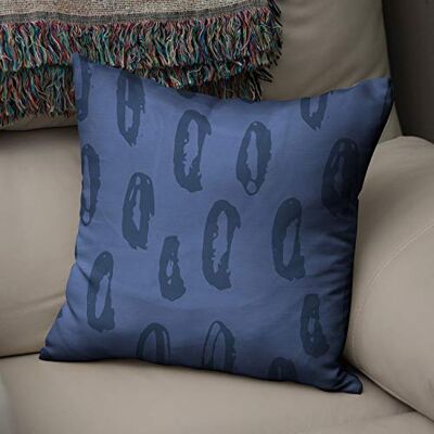 Bonamaison Decoratieve Kussensloop, Blauw Kussenhoezen Bank, Zitkussen, Decoratieve Kussenhoesjes, Kussensloop; Sofa, Slaapkamer, Kantoor, Auto 43x43 Cm Ontworpen en Vervaardigd in Turkije Bonamaison Decoratieve Kussensloop, Blauw Kussenhoezen Bank, Zitkussen, Decoratieve Kussenhoesjes, Kussensloop; Sofa, Slaapkamer, Kantoor, Auto 43x43 Cm Ontworpen en Vervaardigd in Turkije