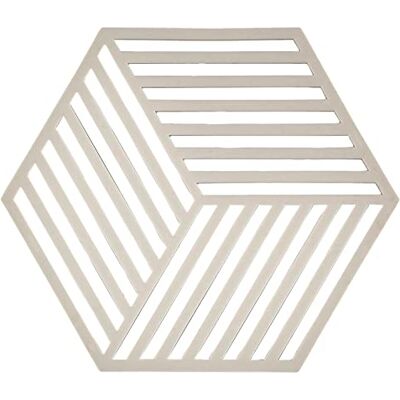 Zone Pannenonderzetter Hexagon – Onderzetters Pannen – Hittebestendig tot 250°C – Vaatwasserbestendig – Siliconen – 16 x 14 x 0,9 cm – Warm Grey Zone Pannenonderzetter Hexagon – Onderzetters Pannen – Hittebestendig tot 250°C – Vaatwasserbestendig – Siliconen – 16 x 14 x 0,9 cm – Warm Grey