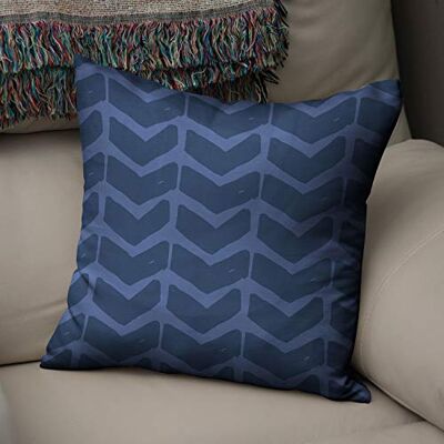 Bonamaison Decoratieve Kussensloop, Blauw Kussenhoezen Bank, Zitkussen, Decoratieve Kussenhoesjes, Kussensloop; Sofa, Slaapkamer, Kantoor, Auto 43x43 Cm Ontworpen en Vervaardigd in Turkije Bonamaison Decoratieve Kussensloop, Blauw Kussenhoezen Bank, Zitkussen, Decoratieve Kussenhoesjes, Kussensloop; Sofa, Slaapkamer, Kantoor, Auto 43x43 Cm Ontworpen en Vervaardigd in Turkije