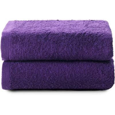 Ninguno Model - Paarse katoenen handdoeken - 420 g/m² Ninguno Model - Paarse katoenen handdoeken - 420 g/m²