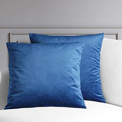 HPD Half Price Drapes Kussenhoes 18 x 18 Heritage Pluche Fluweel VPYC-198604-CC18PR Paar, Vissen Blauw HPD Half Price Drapes Kussenhoes 18 x 18 Heritage Pluche Fluweel VPYC-198604-CC18PR Paar, Vissen Blauw