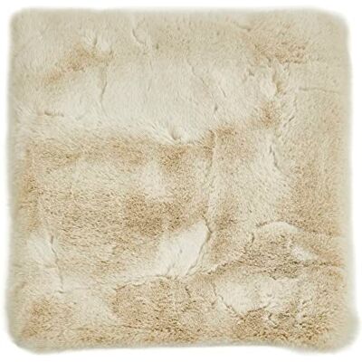 -LUXOR- living Coste Zitkussen van kunstbont, stoelkussen als decoratie, woonkamer of stoelkussen, gezellig zitkussen, stoel, sierkussen, 40 x 40 cm, vierkant, beige, 1 stuk -LUXOR- living Coste Zitkussen van kunstbont, stoelkussen als decoratie, woonkamer of stoelkussen, gezellig zitkussen, stoel, sierkussen, 40 x 40 cm, vierkant, beige, 1 stuk