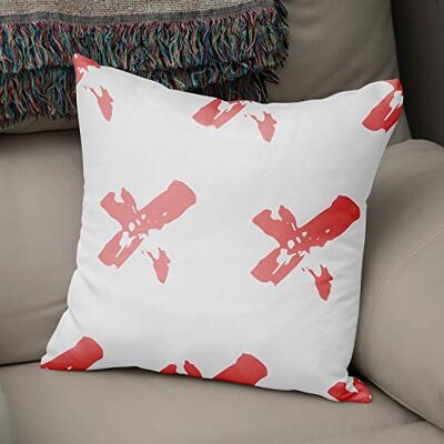Bonamaison Decoratieve kussenhoes willekeurig patroon, gooien kussenhoezen, home decoratieve kussenslopen voor woonkamer, bank, slaapkamer, grootte: 43x43 cm ontworpen en vervaardigd in Turkije Bonamaison Decoratieve kussenhoes willekeurig patroon, gooien kussenhoezen, home decoratieve kussenslopen voor woonkamer, bank, slaapkamer, grootte: 43x43 cm ontworpen en vervaardigd in Turkije