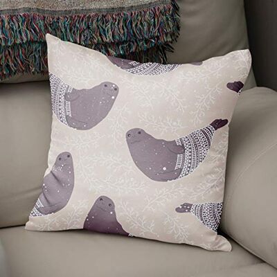 Bonamaison Decoratieve kussenhoes willekeurig patroon, gooien kussenhoezen, home decoratieve kussenslopen voor woonkamer, bank, slaapkamer, grootte: 43x43 cm ontworpen en vervaardigd in Turkije Bonamaison Decoratieve kussenhoes willekeurig patroon, gooien kussenhoezen, home decoratieve kussenslopen voor woonkamer, bank, slaapkamer, grootte: 43x43 cm ontworpen en vervaardigd in Turkije