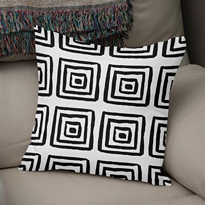 Bonamaison Decoratieve kussenhoes willekeurig patroon, gooien kussenhoezen, home decoratieve kussenslopen voor woonkamer, bank, slaapkamer, grootte: 43x43 cm ontworpen en vervaardigd in Turkije Bonamaison Decoratieve kussenhoes willekeurig patroon, gooien kussenhoezen, home decoratieve kussenslopen voor woonkamer, bank, slaapkamer, grootte: 43x43 cm ontworpen en vervaardigd in Turkije
