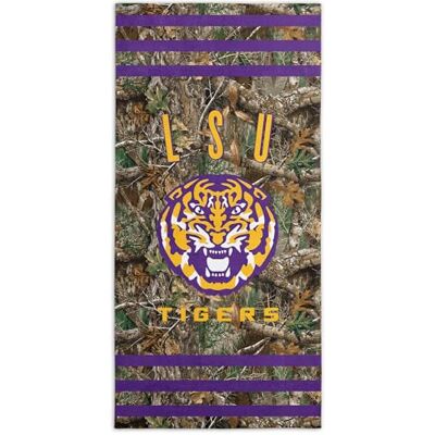 Northwest NCAA LSU Tigers uniseks-volwassenen strandlaken, 76 x 152 cm, bomen, strepen Northwest NCAA LSU Tigers uniseks-volwassenen strandlaken, 76 x 152 cm, bomen, strepen