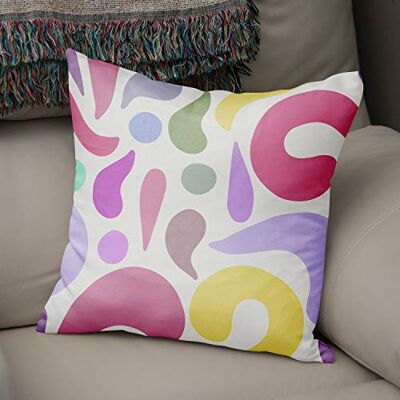 Bonamaison Decoratieve kussenhoes willekeurig patroon, gooien kussenhoezen, home decoratieve kussenslopen voor woonkamer, bank, slaapkamer, grootte: 43x43 cm ontworpen en vervaardigd in Turkije Bonamaison Decoratieve kussenhoes willekeurig patroon, gooien kussenhoezen, home decoratieve kussenslopen voor woonkamer, bank, slaapkamer, grootte: 43x43 cm ontworpen en vervaardigd in Turkije