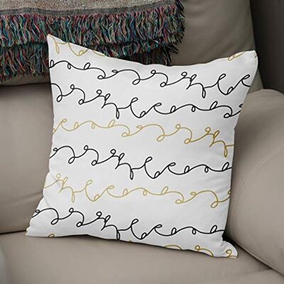 Bonamaison Decoratieve kussenhoes willekeurig patroon, gooien kussenhoezen, home decoratieve kussenslopen voor woonkamer, bank, slaapkamer, grootte: 43x43 cm ontworpen en vervaardigd in Turkije Bonamaison Decoratieve kussenhoes willekeurig patroon, gooien kussenhoezen, home decoratieve kussenslopen voor woonkamer, bank, slaapkamer, grootte: 43x43 cm ontworpen en vervaardigd in Turkije