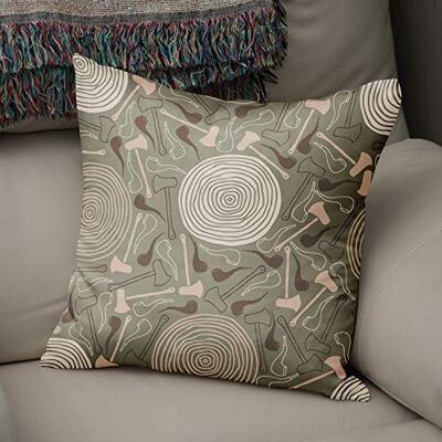 Bonamaison Decoratieve kussenhoes willekeurig patroon, gooien kussenhoezen, home decoratieve kussenslopen voor woonkamer, bank, slaapkamer, grootte: 43x43 cm ontworpen en vervaardigd in Turkije Bonamaison Decoratieve kussenhoes willekeurig patroon, gooien kussenhoezen, home decoratieve kussenslopen voor woonkamer, bank, slaapkamer, grootte: 43x43 cm ontworpen en vervaardigd in Turkije